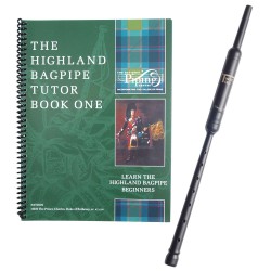Highland Bagpipe Tutor Book 1 with Practice Chanter